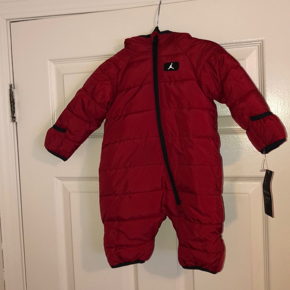 NWT Red Infant Jordan Bubble Coat